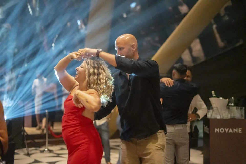 Dancing during the celebration · The opening at Toro Toro