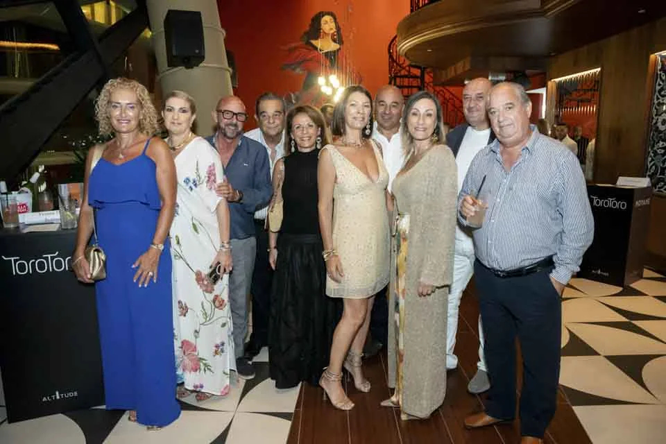 Guests enjoying the opening evening · The opening at Toro Toro