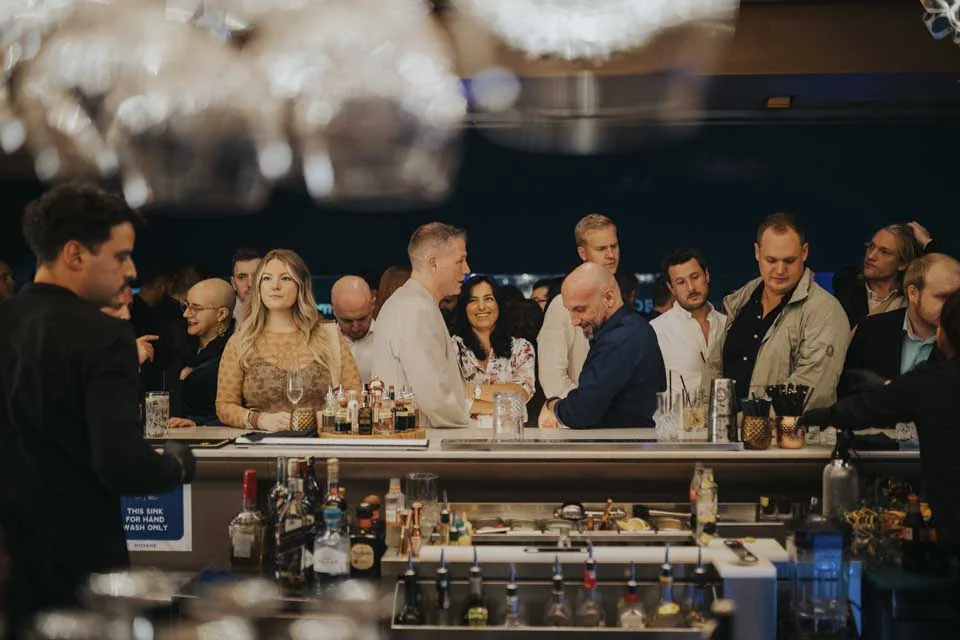 Guests gathered around the bar · Noyane · November 2024