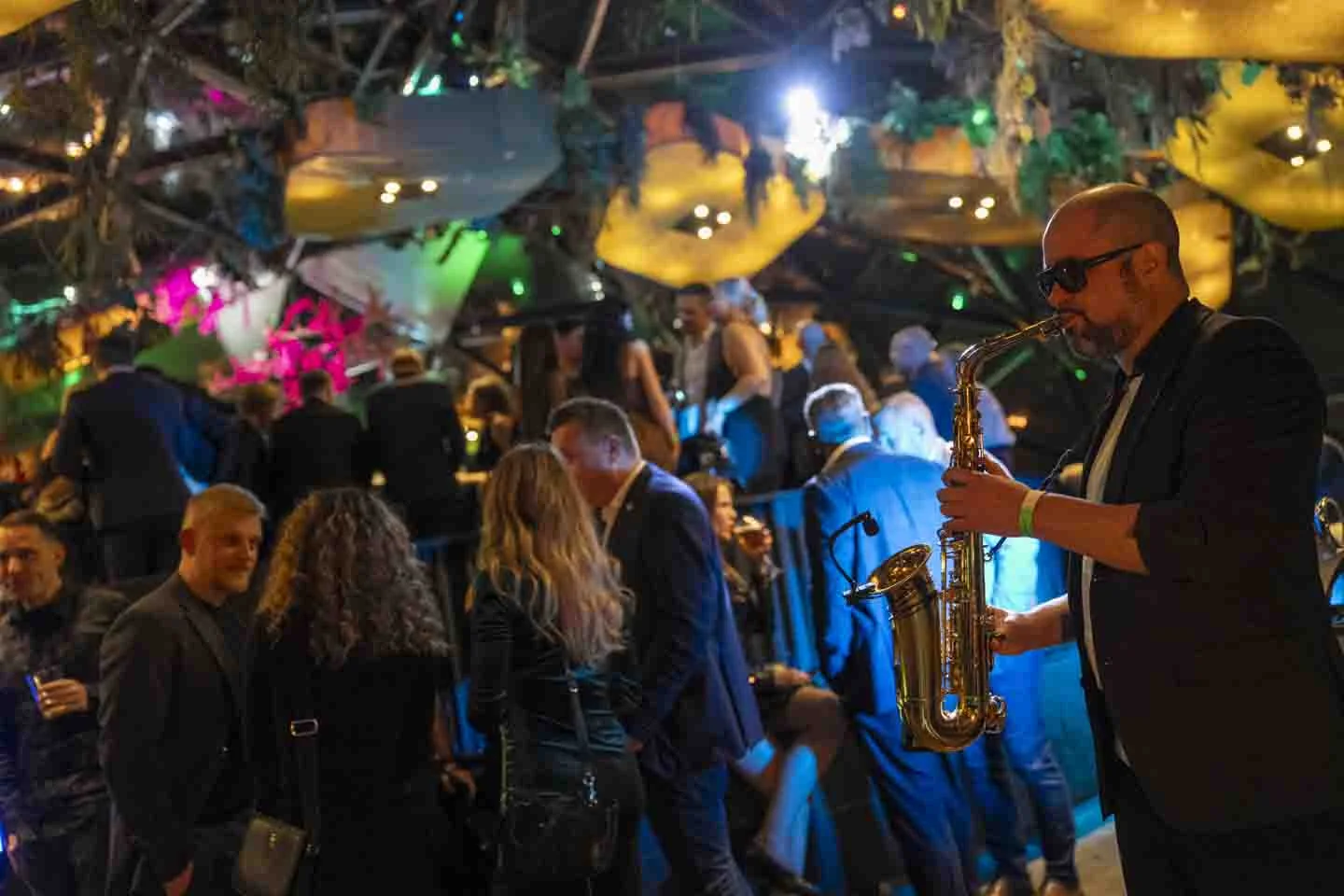 Guests enjoying the music · Everything is possible